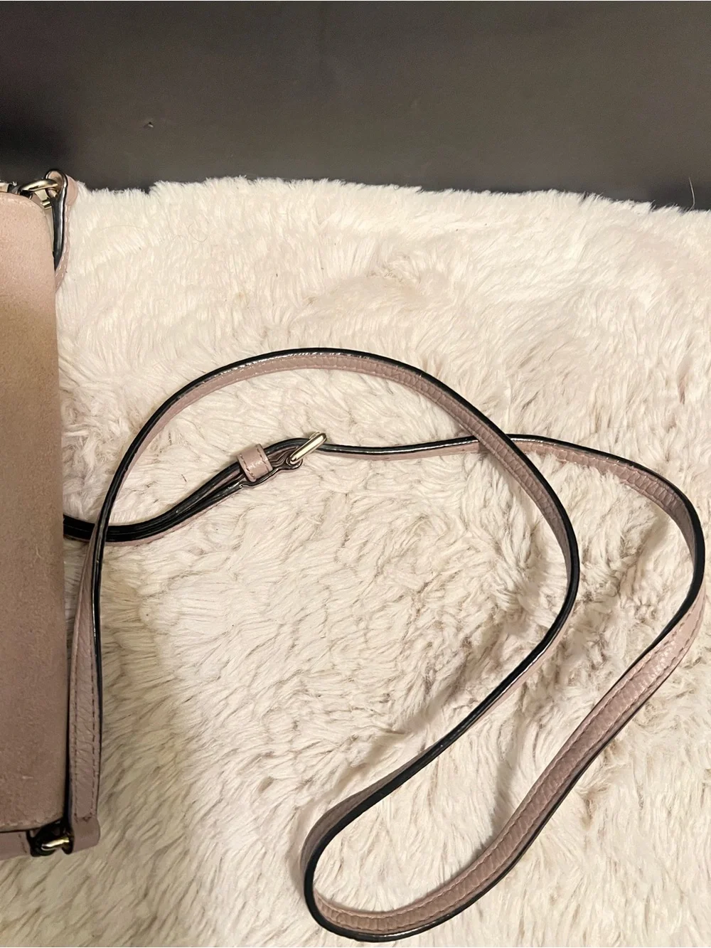 kate spade Sylvia Envelope Suede & Leather Crossbody Bag